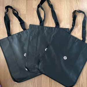 ❤️ 3 Brand New Large Lululemon Logo Bags